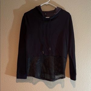 Black fishnet Reflex hoodie